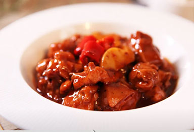 土豆焖鸭